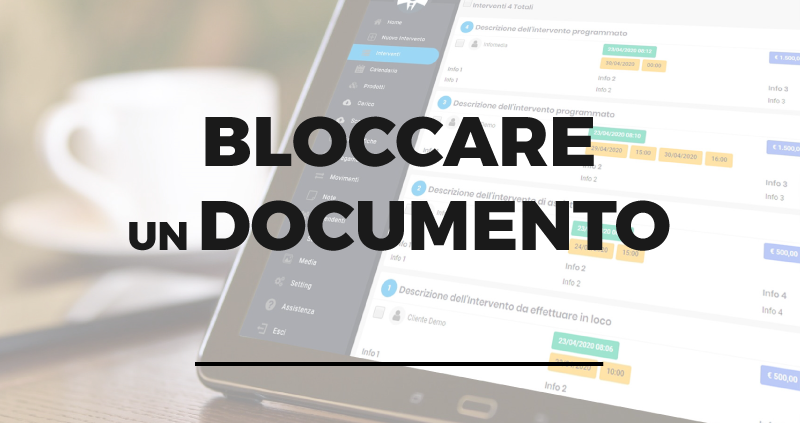 bloccare documenti