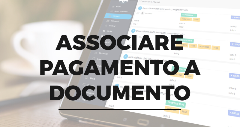 associare pagamento documento