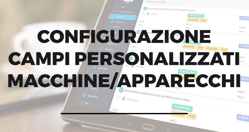 personalizzare campi macchine apparecchi